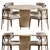 Modern Dining Set 92, Render Corona 3D model small image 4