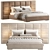 Modern Bed Design in 3Ds 3D model small image 3