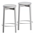 Audo Copenhagen Upholstered Counter Stools 3D model small image 4