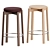 Audo Copenhagen Upholstered Counter Stools 3D model small image 6