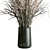 Elegant Branches Vase Decor 3D model small image 4