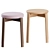 Menu Space Passage Stool Upholstered 3D model small image 1