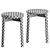 Menu Space Passage Stool Upholstered 3D model small image 3