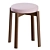 Menu Space Passage Stool Upholstered 3D model small image 8