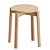 Menu Space Passage Stool Upholstered 3D model small image 10