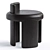 Modern Sculptural Kafa Stool 3D model small image 3