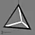 Tetrahedron 600 Modular Pendant/Floor Light 3D model small image 4