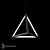 Tetrahedron 600 Modular Pendant/Floor Light 3D model small image 6