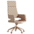 Modern Redesign Armchair, FBX Export 3D model small image 4