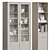 Scandinavian Display Cabinet Set 3D model small image 6