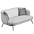 Modern Raph Konyshev Sofa 3D model small image 5