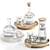 Modern Tableware Set - 10 Pieces 3D model small image 1