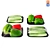 Customizable Cucumber & Pepper Kitchen Decor 3D model small image 1