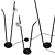 Karman Interactive Pois Floor Lamp 3D model small image 4