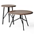 Modern Coffee Table Set with Files 3D model small image 1