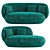 Oaze Levitating Comfort Sofa 3D model small image 7