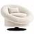 Elegant Swivel Chair Nemo 3D model small image 5