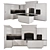  Neo-Classical Corner Kitchen Set 3D model small image 2