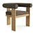 Restoration Hardware Teak Armchair 3D model small image 1