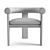 Restoration Hardware Teak Armchair 3D model small image 5