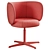 Rico Swivel Dining Chair Boucle 3D model small image 2