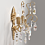 Crystal Effect Chandelier lamella 3D model small image 3