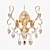 Crystal Effect Chandelier lamella 3D model small image 6