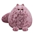 Fluffy Cat Beliash Toy, 50cm 3D model small image 3