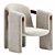  Stylish Sari Lounge Armchair 3D model small image 2