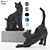 3D Geometric Cat Sculpture for High Resolution Renders 3D model small image 1