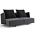 Luxury Living Volo Sofa Set 3D model small image 3