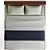 Sleek Minotti Bed Scene Pack 3D model small image 10