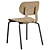 VG&P HD Stacking Chair - Designer Seating 3D model small image 5