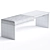 Sleek Contemporary Bench Seating 3D model small image 3
