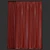 Elegant Floral Curtain Panel 3D model small image 3