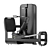 Advanced Leg Press Machine with Detailed Textures 3D model small image 1