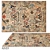 Handmade Bijar Classic Collection Rug 3D model small image 1
