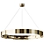 Elegant Connery Ring Chandelier 3D model small image 1