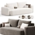 Elegant Mistral Sofa by Marac 3D model small image 6