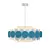 Modern Multicolor Chandelier Set 3D model small image 7