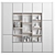 Modular Editable Shelving Unit 3D model small image 5