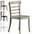 Elegant Liam Dining Chair 3D model small image 1