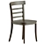 Elegant Liam Dining Chair 3D model small image 3