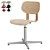  HD Chair Pedestal in Designer Finishes 3D model small image 1