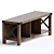 Elegant Storage Bench 3D model small image 2