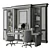 Executive Classic Boss Desk 42 3D model small image 7