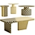 Modern Coffee Table Set Ensemble 3D model small image 4