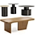 Modern Coffee Table Set Ensemble 3D model small image 5