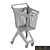 Plastic Shopping Cart 3D Model 3D model small image 4