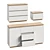 Elegant Issa Set of Drawers 3D model small image 1